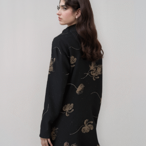 Flower Printed Abaya