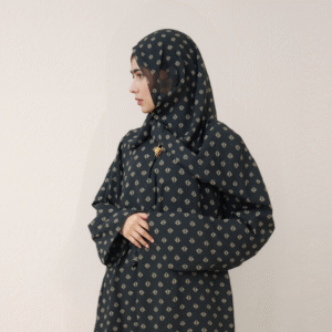 Amber Palm Printed Abaya