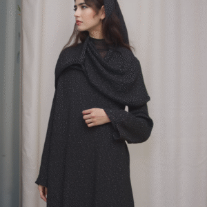 Snowflake Dust Printed Abaya