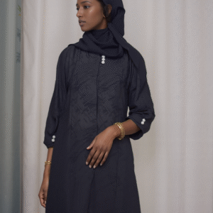 Black Beaded Classy Abaya