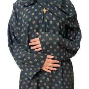 Amber Palm Printed Abaya
