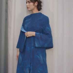 Blue Watercolor Abaya