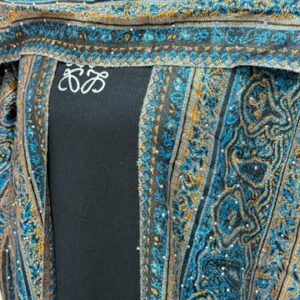 Embroidery open pashmina abaya