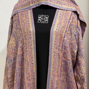 Embroidery open pashmina abaya